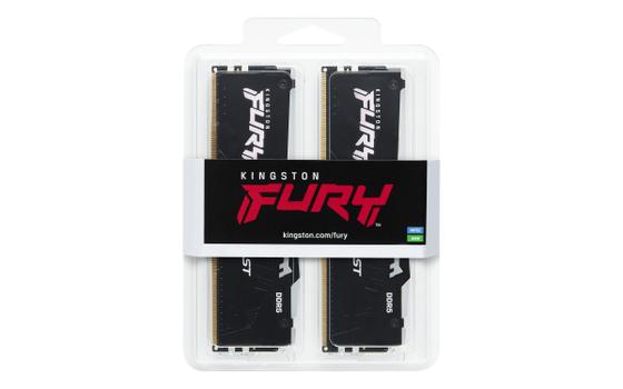 Kingston FURY Beast RGB 64GB 6000MHz DDR5 (2x 32GB) CL30-36-36,  AMD EXPO, 1.4V (KF560C30BBEAK2-64)