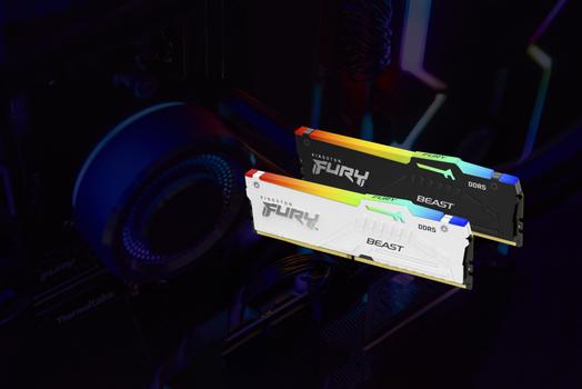 Kingston FURY Beast RGB 32GB 6000MHz DDR5 (2x 16GB) CL30-36-36,  AMD EXPO/ Intel XMP, 1.4V (KF560C30BWEAK2-32)