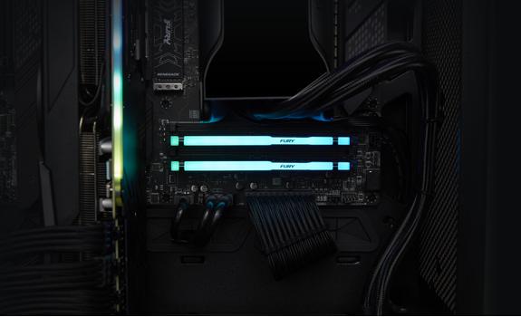 Kingston FURY Beast RGB 64GB 6000MHz DDR5 (2x 32GB) CL30-36-36,  AMD EXPO, 1.4V (KF560C30BBEAK2-64)