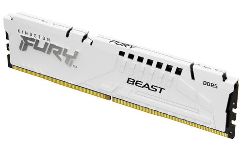 KINGSTON 16GB 6000MT/s DDR5 CL30 DIMM FURY Beast White XMP (KF560C30BW-16)