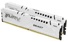 Kingston 32GB 6000MT/s DDR5 CL36 DIMM Kit of 2 FURY Beast White EXPO