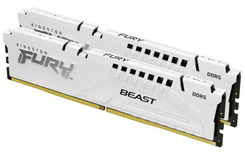 KINGSTON 64GB 6400MT/s DDR5 CL32 DIMM Kit of 2 FURY Beast White EXPO (KF564C32BWEK2-64)