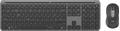 LOGITECH Signature Slim Combo MK950 - Sats med tangentbord och mus - 100% - full size - trådlös - Bluetooth 5.1 LE - QWERTZ - schweizisk - grafit