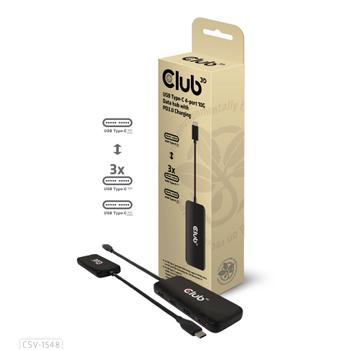 CLUB 3D Usb Type-C 4-Port 10G Data (CSV-1548)