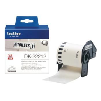 BROTHER DK CONTINUOUS LABELS WHITE F/ QL-500/ 550 FILM 15.24M 62MM SUPL (DK-22212)