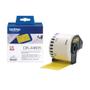 BROTHER labels 62mmx30,48m removable yellow paper