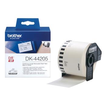 BROTHER 62mm papirtape-hvid (DK44205)