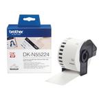 Brother Label DKN55224 DK-tape roll paper without glue, black on white, 54mm x 30,48m (DK-N55224)