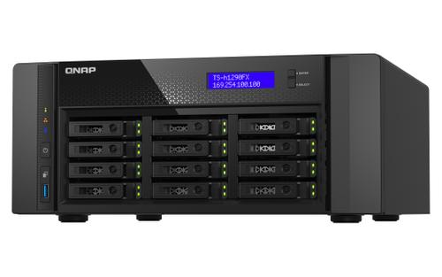QNAP TS-h1290FX-7302P-128G 12 Bay U.2 NVMe PCIe Gen4 x4 all-flash desktop NAS AMD EPYC 16-core 7302P 128GB RDIMM ECC DDR4 (TSH1290FX7302P128G)