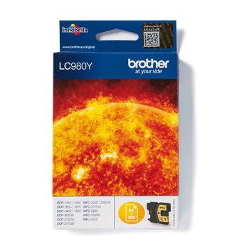 BROTHER LC-980 ink cartridge yellow standard capacity 5.5ml 260 pages 1-pack (LC-980Y)