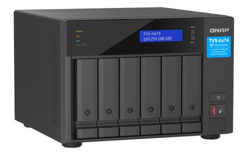 QNAP TVS-h674T-i5-32G 6-Bay NAS Intel Core i5-12400 6-core/ 12-thread up to 4.4GHz (TVS-H674T-I5-32G)