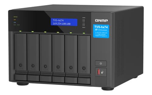 QNAP TVS-h674T-i5-32G 6-Bay NAS Intel Core i5-12400 6-core/ 12-thread up to 4.4GHz (TVS-H674T-I5-32G)