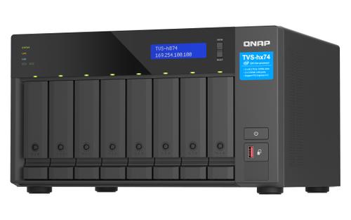 QNAP TVS-H874-I5-32G 8BAY 32GB DDR4 2X2.5GBE (2.5G/ 1G/ 100M/ 10M) EXT (TVS-H874-I5-32G)