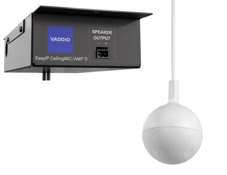 VADDIO EasyIP CeilingMIC/ AMP D (white microphone) (999-86810-000)