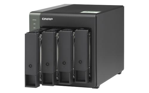 QNAP TS-431KX-2G 4-bay AL-214 2G NAS Quad core 1.7GHz 2GB DDR3L SODIMM RAM max 8GB SATA 6Gb/s 1x 10GbE SFP+ LAN 2x GbE LAN (TS-431KX-2G)