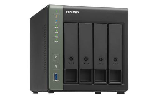 QNAP TS-431KX-2G 4-bay AL-214 2G NAS Quad core 1.7GHz 2GB DDR3L SODIMM RAM max 8GB SATA 6Gb/s 1x 10GbE SFP+ LAN 2x GbE LAN (TS-431KX-2G)