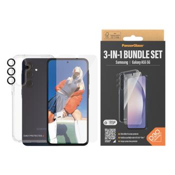PanzerGlass PG 3-in-1 Protection Pack Galaxy New A54 5G UWF (B0470+7358)