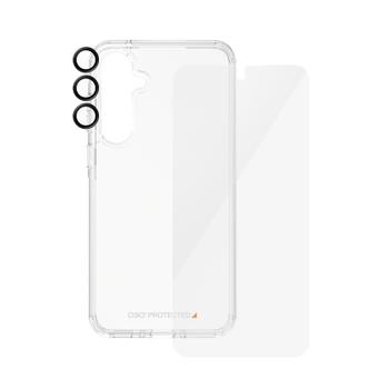 PanzerGlass 3-in-1 Protection Pack Samsung Galaxy A55 5G | Ultra-Wide Fit w. EasyAligner (PANZERB0470+7358)