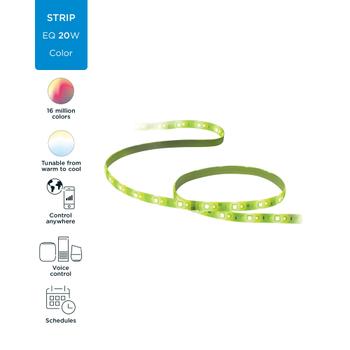 WiZ Smart LED strip startsæt, 2m, dæmpbar, RGB og Justerbart hvidt lys (929002524822)