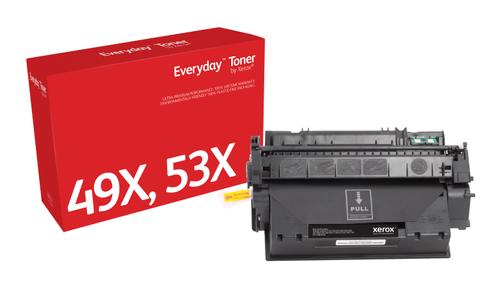 XEROX HIGH YIELD BLACK TONER CARTRIDGE LIKE HP 49X / 53X FOR SUPL (006R03666)
