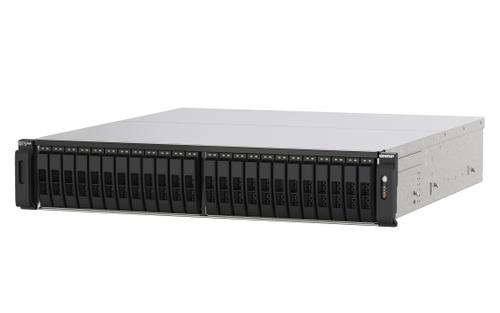 QNAP 24-Bay All-Flash NAS AMD EPYC 7302P 4xNVMe Gen3 256GB RDIMM ECCC DDR4 RAM 2x2.5GbE LAN 4x25Gb (TS-H2490FU-7302P-256G)