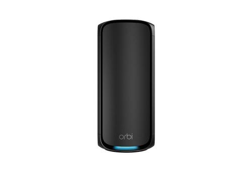 NETGEAR Orbi 970 Series Quad-Band WiFi 7 Quad-band (2.4 GHz / 5 GHz-1 / 5 GHz-2 / 6 GHz) Wi-Fi 6 (802.11ax) Sort 3 Innvendig lys (RBE970B-100EUS)