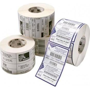 ZEBRA Label, Polyester,  51x10mm, Thermal Transfer, Z-ULTIMATE 3000T WHITE, Coated, Permanent Adhesive, 76mm Core (3010055)