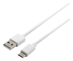 Essentials USB-A - MicroUSB Cable 1m Polybag, white