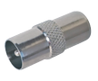 DELTACO IEC antenna male - male