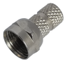 DELTACO F-connector twist-on, 5,6mm, RG-59, 2-pcs