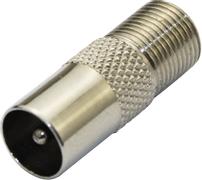 DELTACO F-connector female - male IEC