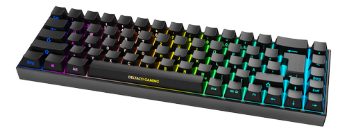 DELTACO DK440R Wireless 65% keyboard, front symbols, DE layout (GAM-100-DE)