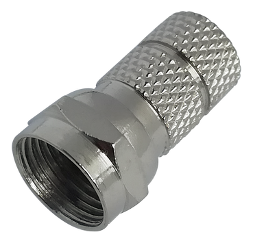 Deltaco F-connector twist-on, 7mm, 2-pcs (R00150028)