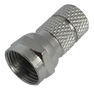DELTACO F-connector twist-on, 7mm, 2-pcs