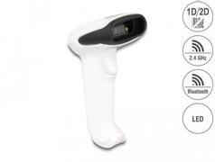 DELOCK Barcode Scanner 1D and 2D for 2.4 GHz, Bluetooth or USB