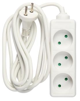 Nordic Quality 3-vägs kontakt (D) ,3m (DG-HB03)