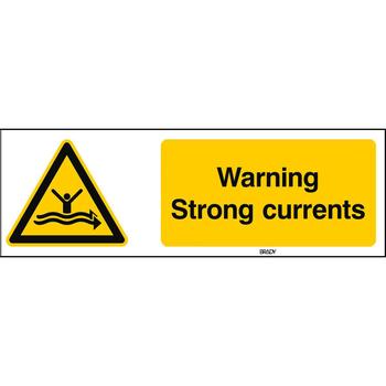 BRADY ISO Safety Sign - Warning (W/W057/EN500/PP-297X105-1)