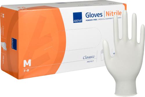 ABENA Hanske ABENA C.P nitril u/p M hvit(150) (290413)