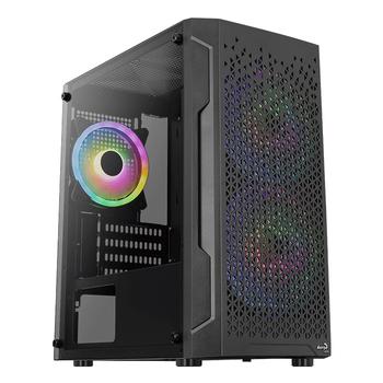 AEROCOOL Trinity Mini Mini Tower Black (TRINITY MINI-G-BK-V2)