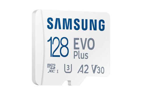 SAMSUNG EVO PLUS microSD 128GB 2024 incl. SD Adapter memory card UHS-I U3 Full HD & 4K UHD 160 MB/s read (MB-MC128SA/EU)
