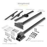 StarTech Ceiling TV Mount - 3.5' to 5' Pole - Full Motion - Supports Displays 32” to 75" - For VESA Mount Compatible TVs (FLATPNLCEIL) brakett - for flatpanel - svart (FLATPNLCEIL)