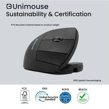 CONTOUR DESIGN Unimouse, Right, Wireless (CDUMBK11001)
