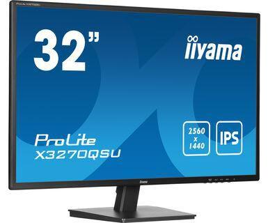 IIYAMA 32" IPS-panel,  2560x1440,  (X3270QSU-B1)