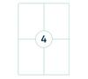 CAPTURE A4 label 105x148 mm. 4 labels