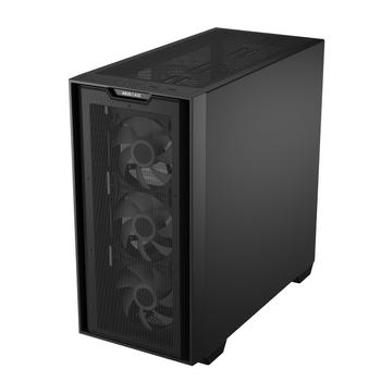 ASUS A21 PLUS mATX Case with 4 Pre-installed ARGB Fans, BTF support - Black (90DC00H0-B19010)