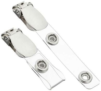 PEACH Kunststoff-Clips,  klar, 100St. (PP512)