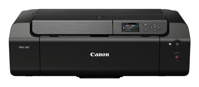 CANON ImagePROGRAF PRO-200 A3+ 4.800 (horizontal) x 2.400 (vertical) dpi 8 colours = Y/ M/ C/ PC/ PM/ Gy/ LGy/ BK 1 Min. 30 Sec USB WLAN IN (4280C009)