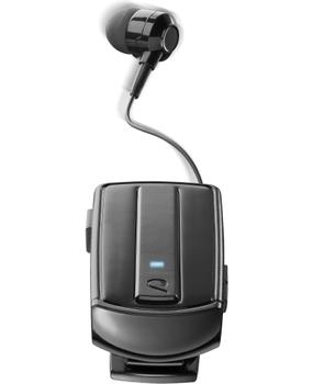 CELLULAR LINE ROLLER CLIP HEADSET Universal - hodesett - i øret - Bluetooth - trådløs - svart (BTCLIPARDPINEARK)