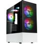 KOLINK Observatory Mx Mesh Argb MIDI Tower Case Black/white Hvid, Sort