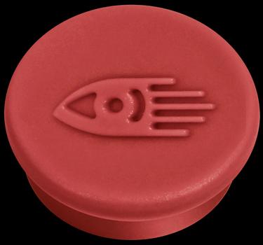 LEGAMASTER Magnet LEGAMASTER Ø20mm, rød 10/pk. (7-181102)